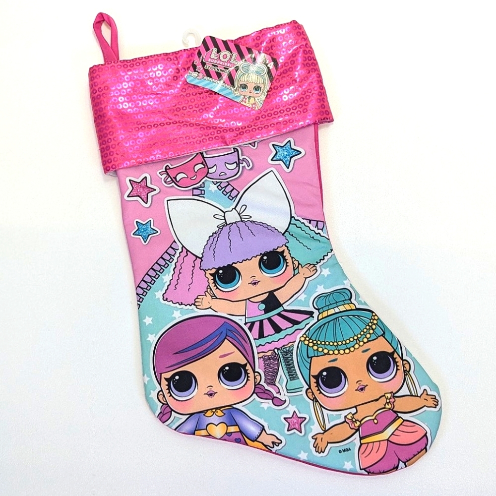 LOL Surprise Dolls Hanging Christmas Gift Holiday Stocking Xmas